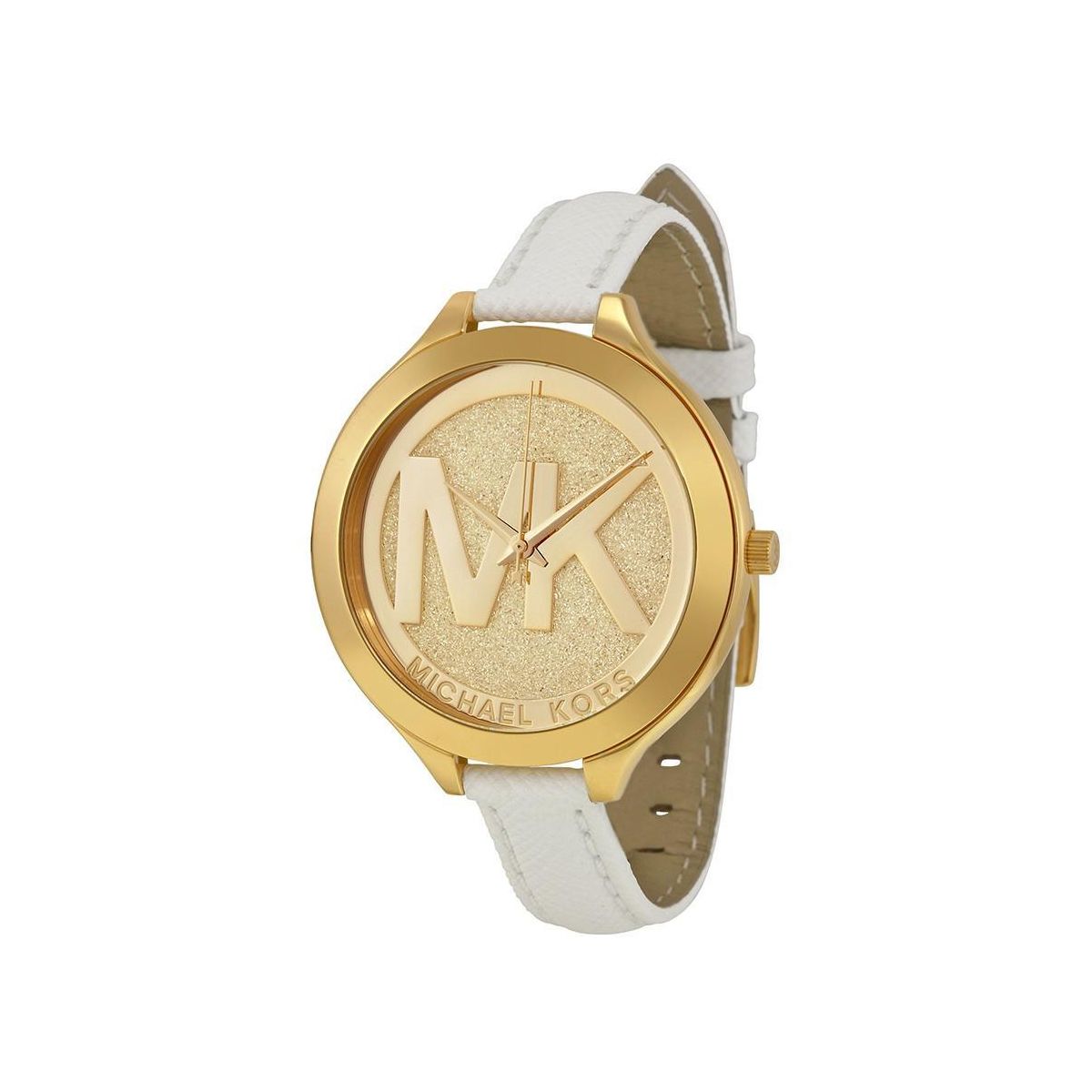 Michael Kors Donna Oro Pelle Bianco MK2389