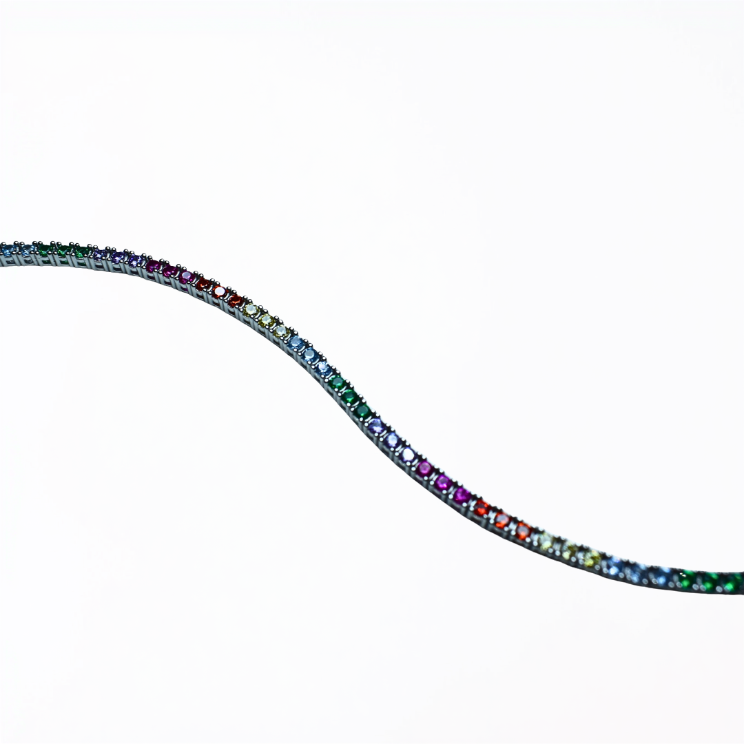 TENNIS SILVER 925 RAINBOW